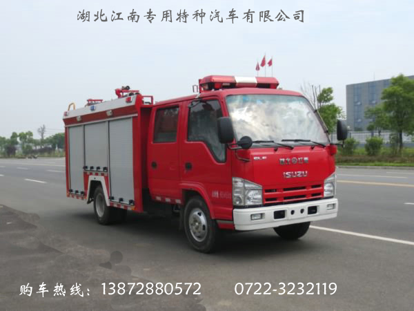 庆铃2.5吨水罐消防车(国五)